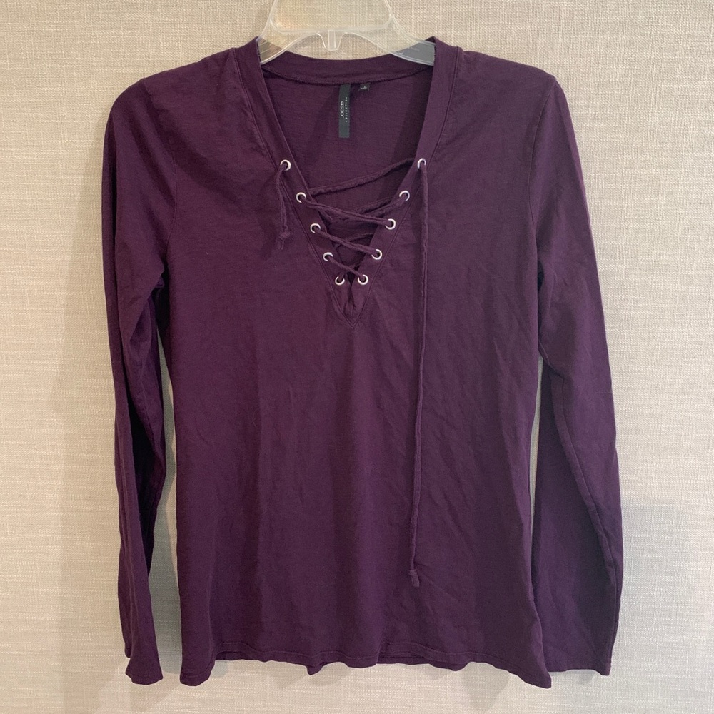 Joe’s Jeans Purple Riveted Top